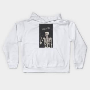 the Rocker skeleton Kids Hoodie